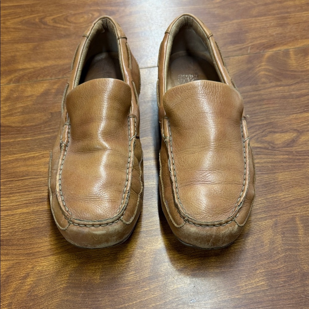 Sperry Men's Brown Leather Slip-On Loafers